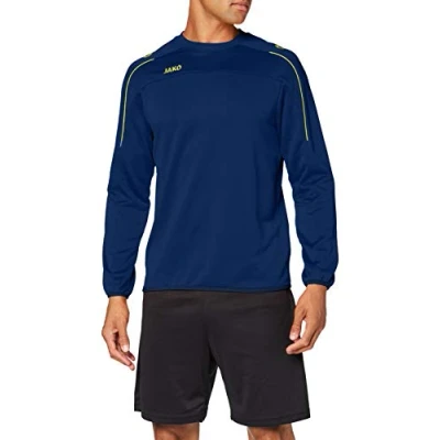Abbildung von JAKO Herren Sweat Classico, Nightblue/Citro, 140 EU