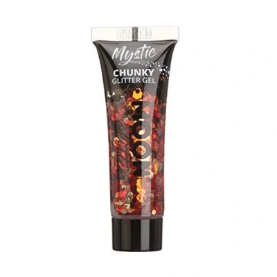 Abbildung von Gel mit mystischem grobkörnigem Glitter von Moon 12ml Herbst Glitzer Gesichtsfarbe