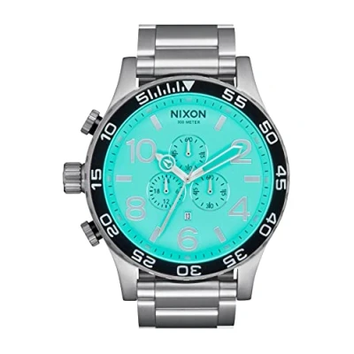 Abbildung von Nixon Herren Analog Quarz Uhr mit Edelstahl Armband A083 2084 00