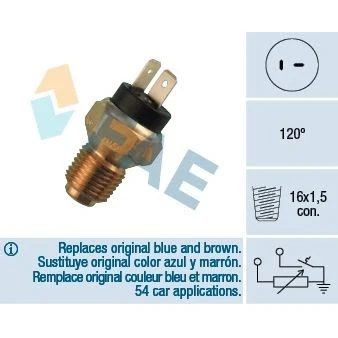 Abbildung von Sensor, Kühlmitteltemperatur FAE 34060