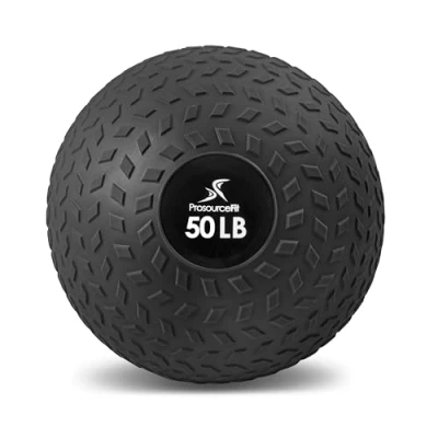Abbildung von ProsourceFit Slam Medicine Balls 5, 10, 15, 20, 25, 30, 50lbs Smooth and Tread Textured Grip Dead Weight for Strength Conditioning Exercises, Cardio Core Workouts