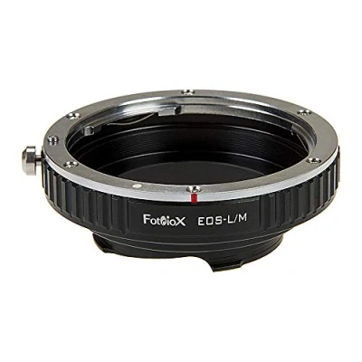 Abbildung von Fotodiox Lens Mount Adapter Compatible with Canon EOS EF and S Lenses on Leica M Cameras