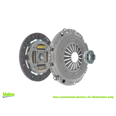 Abbildung von VALEO KIT3P 821412 Kupplungssatz mit Kupplungsdruckplatte Kupplungsscheibe, Ausrücklager 170 DAEWOO: Matiz I Schrägheck
