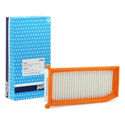Abbildung von PURFLUX A1569 Luftfilter 64 124 273 Filtereinsatz DACIA: Duster II, Dokker Kombi, SUV, RENAULT: Clio 4 Schrägheck, Grandtour, Captur