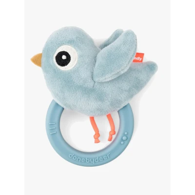 Abbildung von Done By Deer Birdee Rassel, Blau, Babyspielzeug