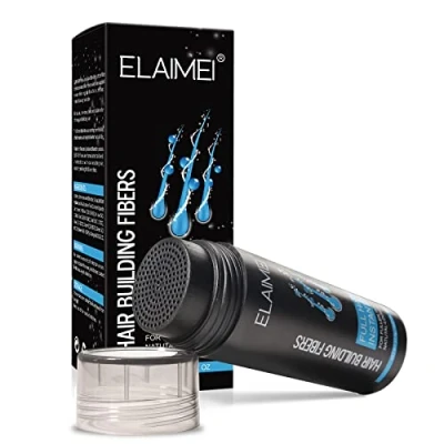 Abbildung von FINEVERNEK Haarfasern Dunkelbraun, Streuhaar zur Haarverdichtung, Für Dünner Werdendes Haar, Schütthaar einen authentischen Look, Streuhaare Damen, Frauen, Männer 27.5g