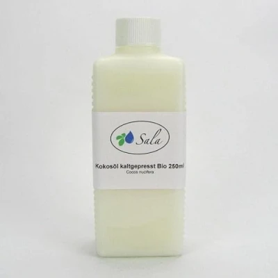 Abbildung von Sala Kokosöl kaltgepresst bio (250 ml HDPE Flasche)