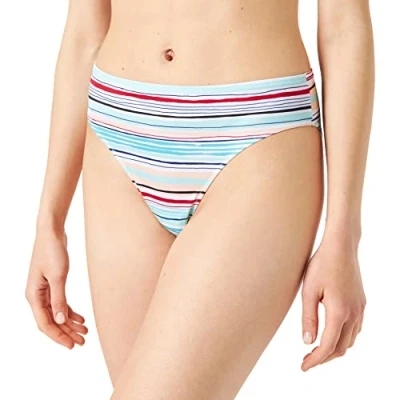 Abbildung von sloggi Shore Damen Candy Basslet Highleg Bikini Unterteile, Blue Light Combination, XL