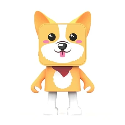 Abbildung von Mob Dancing Animals Bluetooth Lautsprecher Tanzbarer mit 3W Leistung Drahtlose Verbindung Freisprecheinrichtung (Corgi)