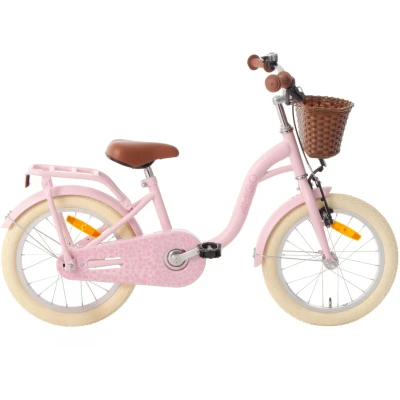 Abbildung von AMIGO Kinderfahrräder Mädchen Fairy 18 Zoll Rücktrittbremse Rosa