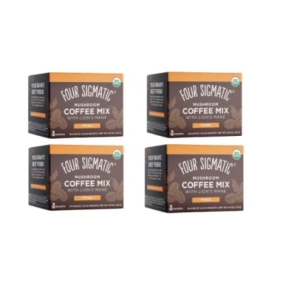 Abbildung von Four Sigma Foods Löwenmähne Pilz Kaffee, 10 Beutel