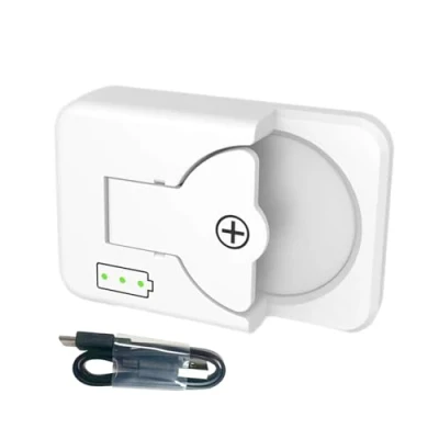 Abbildung von Typ C Lithium Knopfzellen Ladegerät mit LED für LIR2032 LIR1220 LIR1254 LIR1620 LIR2430 LIR2450 Überladung