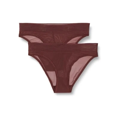 Abbildung von Triumph Tempting Highleg 2 PACK Slip, Damen, Größe: Large, Decadent chocolate