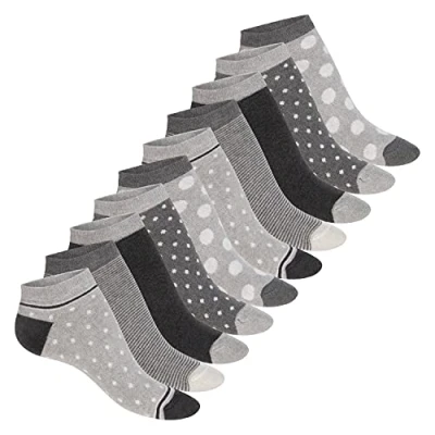 Abbildung von celodoro Sneakersocken Eco Sneaker Socken Damen (10 Paar) aus regenerativer Baumwolle