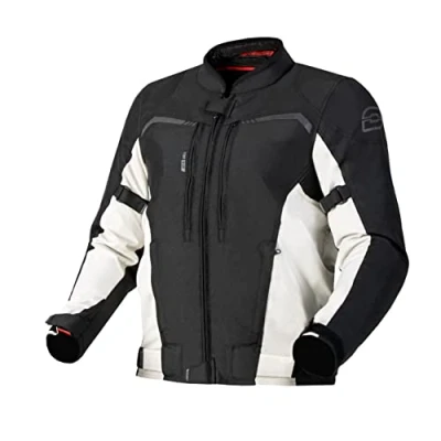 Abbildung von OZONE MOTO Delta IV Motorradjacke Herren Wasserdicht Membran Ellbogen und Schultern Protektoren 3 Belüftungskanäle Reflektierende Elemente 4 Taschen