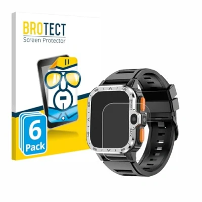 Abbildung von BROTECT (6 Stück Schutzfolie für HS Smartwatch 2&quot; Displayschutz Folie Ultra Klar