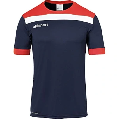 Abbildung von uhlsport Offense Trikot Kurzarm Tshirt print, Herren, Größe: Medium, Blau/rot/weiss