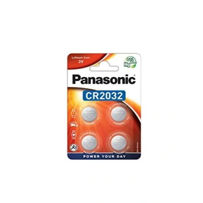 Abbildung von Panasonic CR2032 Lithium Knopfzelle, 3 V, 225 mAh, 4 Stück