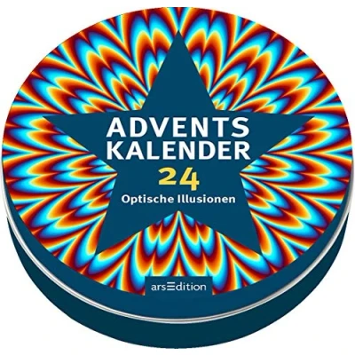 Abbildung von Adventskalender in der Dose. 24 optische Illusionen