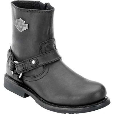 Abbildung von Harley Davidson Scout Cowboy/Bikerstiefelette, Herren, Größe: 43, Black Schuhe