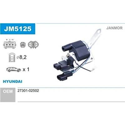 Abbildung von JANMOR JM5125 Zündspule HYUNDAI: Atos