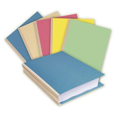 Abbildung von Exacompta 770000E 25er Pack Aktenmappen Forever®. Mit Leinenrücken 320 g/m² Rückenstärke 30 mm Falte Blauer Engel zertifiziert für DIN A4 farbig sortiert Sammelmappe Dokumentenmappe