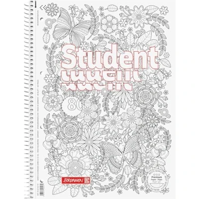 Abbildung von Brunnen 106742701 Notizblock/Collegeblock Student Zenart Motiv Garten, A4, liniert Lineatur 27, 90 g/m², 80 Blatt