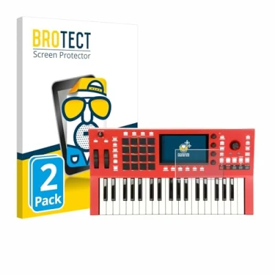 Abbildung von BROTECT Entspiegelungs Schutzfolie für Akai Professional MPC Key 37 (2 Stück) Matte Displayschutz Folie, Anti Reflex, Fingerprint