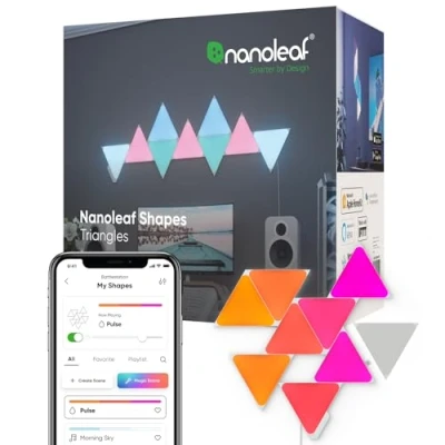 Abbildung von Nanoleaf Shapes Triangles Starter Kit 9er Pack