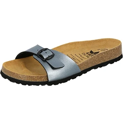 Abbildung von LICO Pantolette flach für Kinder, Größe: 38, Anthrazit Schuhe