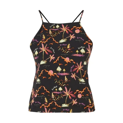 Abbildung von Just Rhyse Top, Damen, Größe: Large, Black colored