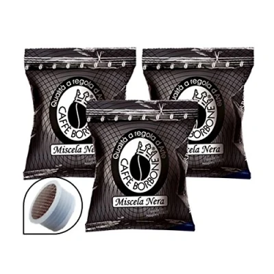 Abbildung von Caffè Borbone Schwarze Kaffeemischung 100 Kapseln Kompatibel mit Kaffeemaschinen der Marke Lavazza®* Espresso Point®*