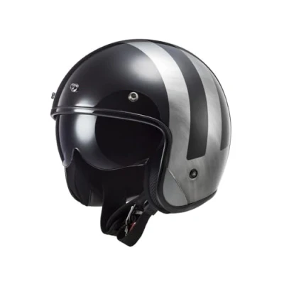 Abbildung von LS2, Jet Motorradhelm BOB II LINES Gloss Black Jeans, M