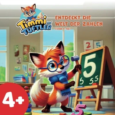 Abbildung von Timmi der Tüftler entdeckt die Welt Zahlen: (von 1 bis 10) (Timmi wissbegierige kleine Fuchs Welt.)