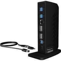 Abbildung von ICY BOX USB C Docking Station (12 in 1) für 2 Monitore (2x HDMI / 2x DP), 4K 60Hz, 6x 3.0 HUB, DisplayLink, Gigabit Ethernet, IB DK2252AC Windows, M1/M2 MacBook Air Pro