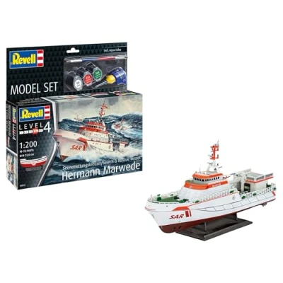 Abbildung von Revell® Modellbausatz Seenotkreuzer, Hermann Marwede, Made in Europe