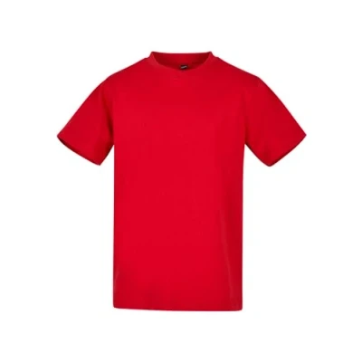 Abbildung von Build Your Brand Men&#039;s BY116 Kids Basic Tee T Shirt, cityred, 122/128
