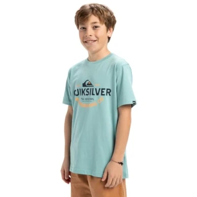 Abbildung von Quiksilver Ev Typed Out T Shirt mit kurzen Ärmeln Kind