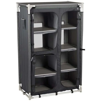 Abbildung von Bo Camp Camping Schrank BC, multifunktional, mobil, hoch, Anthrazit