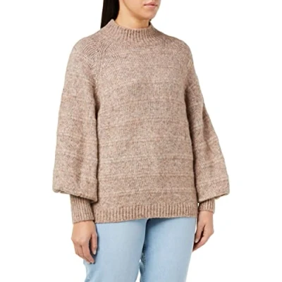 Abbildung von ONLY Celina LIFE L/S HIGH CC Strickpullover chestnut, Damen, Größe: XL, Chestnut