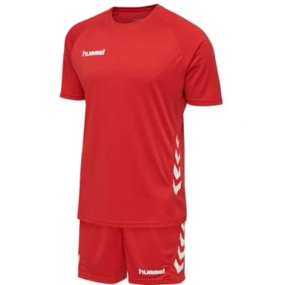 Abbildung von Hummel 2 Piece SET kurze Sporthose, Herren, Größe: Small, True red