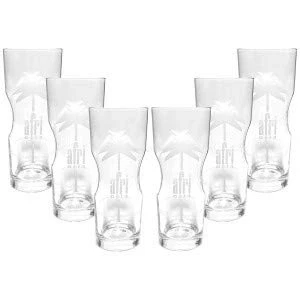 Abbildung von Mixcompany Gläser Set Afri Cola Contour Glas 6x 400ml