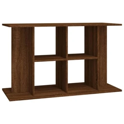 Abbildung von vidaXL Aquariumständer, Aquarium Unterschrank mit viel Stauraum, Tisch Stabiler Oberplatte, Aquariumschrank Halter, Braun Eichen Optik Holzwerkstoff