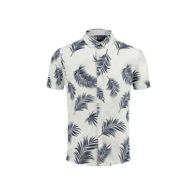 Abbildung von Key Largo MSH Activity 1/2 Patterned Hemd, Herren, Größe: Medium, Navy