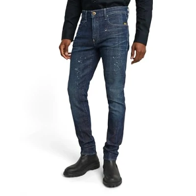 Abbildung von G Star Herren Revend FWD Skinny Jeans, Grün (Antique Painted Cosmic Blue D20071 D441 H093), 29W / 30L