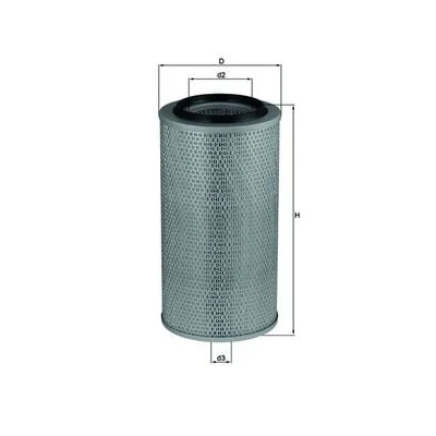 Abbildung von MAHLE ORIGINAL LX 265 Luftfilter 377,0 198,2 Filtereinsatz MERCEDES BENZ: ACTROS MP4, AROCS, ATEGO 3, MAN: G 90, TGX, TGS, SCANIA: P,G,R,T series