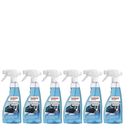 Abbildung von SONAX ScheibenEnteiser (6X 500 ml) sekundenschnelles enteisen von Scheiben ohne kratzen und eine rundum klare Sicht im Winter Art Nr. 03312411
