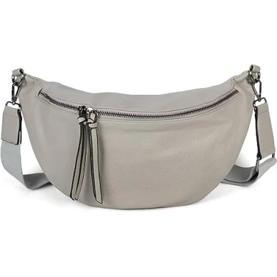 Abbildung von styleBREAKER Umhängetasche (1 tlg), Halbmond Crossbody Bag Uni