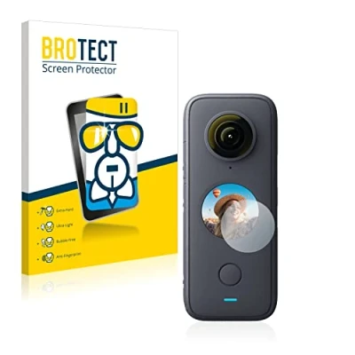Abbildung von BROTECT Schutzglas für Insta360 One X2 Schutzfolie Panzer Folie Glas [Extrem Kratzfest 9H, Anti Fingerprint, Ultra Transparent]