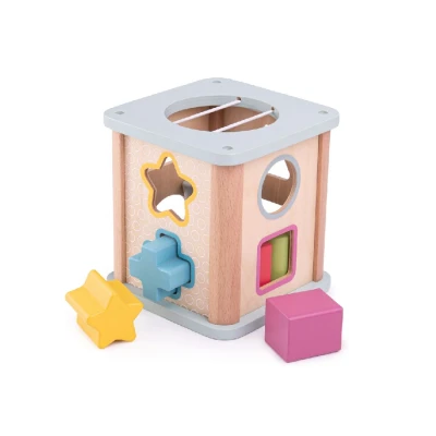 Abbildung von BigJigs Form Sortierer Holz Shape Sorter